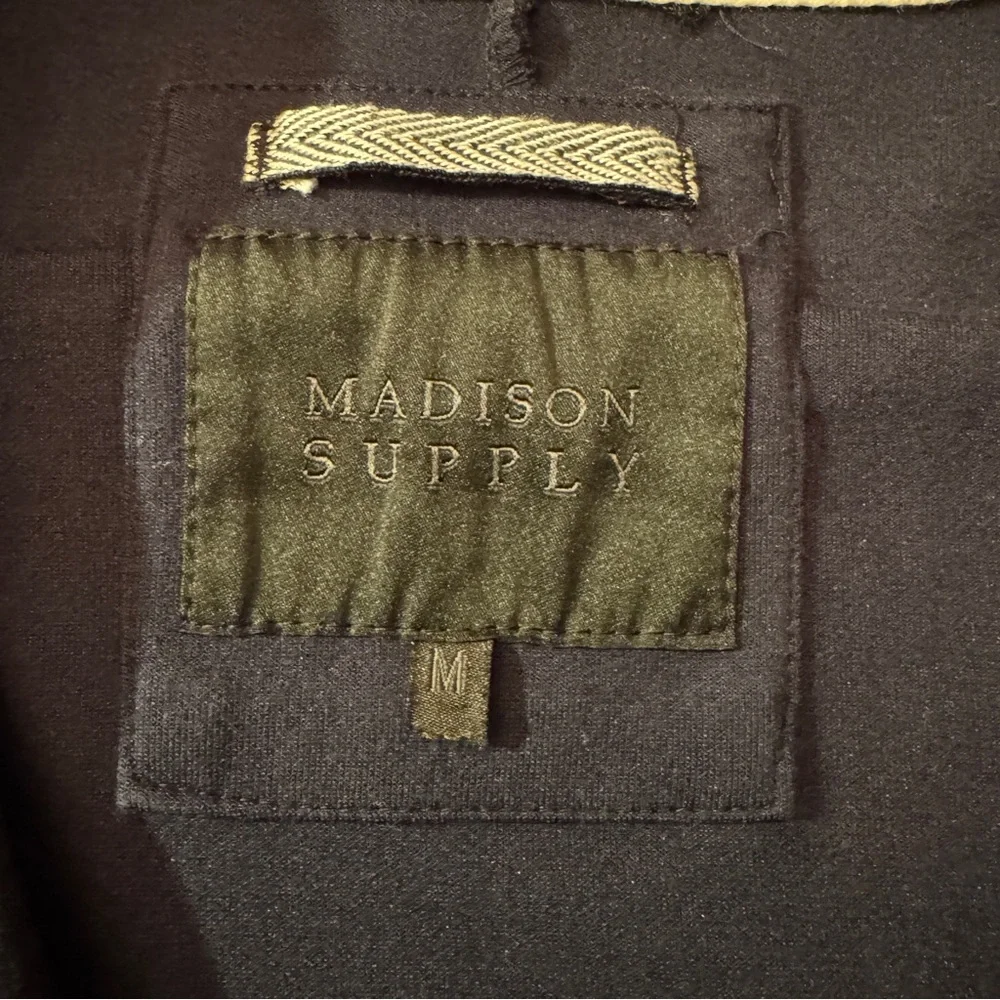 Men’s Navy Blue Madison Supply Dual Zipper Jacket - Medium - Picture 3 of 12
